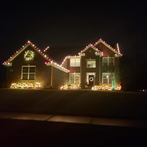 xmas lights home exterior